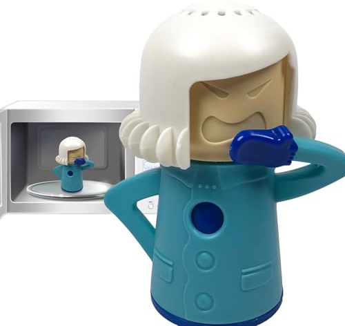 Angry Mom - Pulitore per forno a microonde, pulitore a vapore per forno a microonde, assorbe gli odori, attrezzatura per la pulizia della cucina e della casa