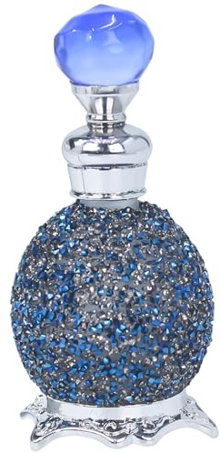 Aceite de perfume árabe, fragancia de larga duración de 15 ml, perfume de Dubái con botella de lujo para mujeres y niñas, con 2 bolas de rollo aleatorias de 6 ml, decoraciones navideñas
