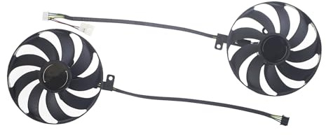 87 mm RTX2060S RTX2070S RTX2080S Grafikkartenlüfter, kompatibel mit ASUS, Dual RTX 2060 2070 2080 SUPER EVO GPU(Left Fan)