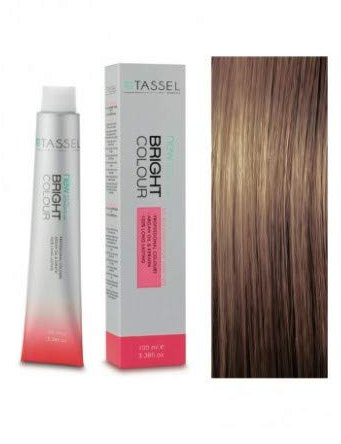 Tinte Permanente Tassel Bright Colour con Argán y Keratina - Nº8.7 RUBIO CLARO MARRON - 100 ml