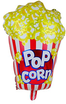 Amosfun 5 stücke Popcorn Folienballons Helium Aluminium Geburtstag Ballon Party Dekoration Lieferungen