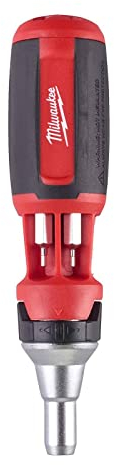 Destornillador Multipuntas 9 en 1 con carraca (Multiplos de 12uds) Hex 1,5mm / Hex 2mm Hex 2,5mm / Hex 3mm Hex 4mm / Hex 5mm Hex 6mm Adaptador ¼” Hex.