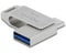 DeLOCK USB 3.2 Gen 1 USB-C + Typ-A Speicherstick 64 GB - Metallgehäuse, silber
