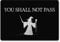 trendaffe You shall not pass Fußmatte randlos mit Zauberer Motiv
