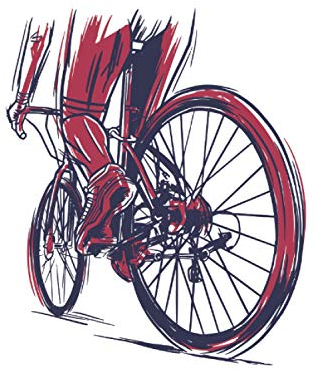 Rennrad Notizbuch: Rennrad Notizbuch | 6x9 Zoll DIN A5 | 120 Seiten Punktraster | Fahrrad Notizheft | Fahrradfahrer Tagebuch | Radfahrer Notebook