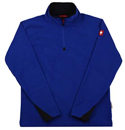 Engelbert Strauss Herren Fleecepullover Troyer dryplexx Micro, Farbe:Kornblau, Größe:L