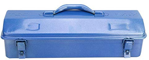 Herramienta portátil de hierro, caja de herramientas de hierro multifunción engrosada, herramienta de reparación, caja de almacenamiento, contenedor(43 * 18 * 11(410))