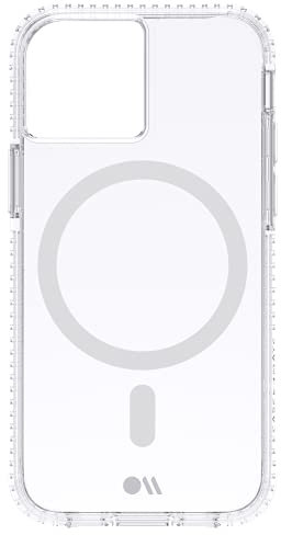 CASE-MATE Tough Plus MagSafe Case protective cover compatible with Apple iPhone 13 mini case clear [Shockproof | MagSafe optimized | 15 ft drop protection | Plant-based materials] - Clear