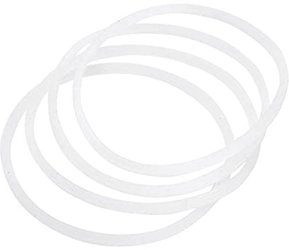 20 STÜCKE Drahtdurchmesser 1mm,OD 8mm Silikonkautschuk (VMQ) O-Ring Dichtungsdichtung Scheibe für Automotive, Lager, hydraulische Sanitärreparatur, 8x6x1mm(20 stücke)