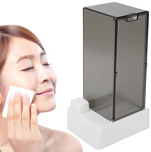 Automatischer Kosmetikpad-Spender, zum Ausdrücken von Kosmetik-Wattebox, Wattepad-Spender, Wattepad-Halter, Kosmetik-Make-up-Organizer für Badezimmer und Schlafzimmer