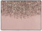 Tapis rose pâle doré rose = > 160 x 114 cm, doux au toucher, avec une fine sieste, résistant à l'usure, au bureau et au lit. Convient pour le salon.