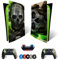 MaD Vision® Extra-Haltbares Skin-Set aus Vinyl für PS5 Digital + 5 Paar Aiming Rings | Kratzfestes Aufkleber-Set für Playstation 5 + 2 Controllers – für Call of Duty|COD Design