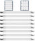 laeeyin Verstellbare Bettlakenspanner 8 Stück 55-250cm Bettlaken Spanngurte Elastische Betttuchspanner, Weiß Lakenspanner mit Metallclips, für Bettlaken, Matratze, Bügelbrett Oder Sofa
