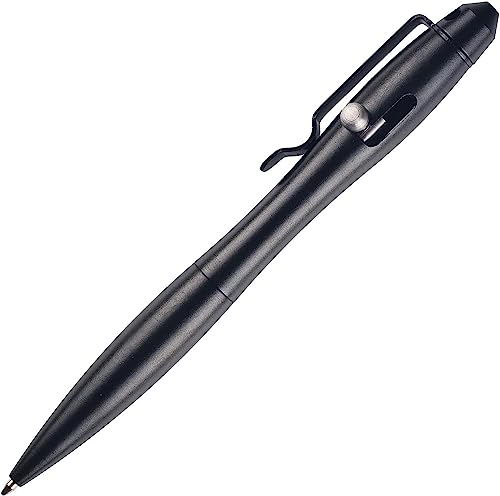 SMOOTHERPRO Bolt Action Kugelschreiber Edelstahl Stift Gewicht Gleichgewicht für Geschenk Büro Schule Business Farbe Schwarz (TP026)