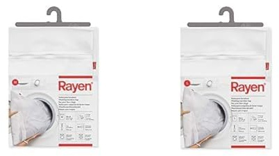 Rayen | Set Bolsa Lavadora M + Bolsa Lavadora L | Ropa Delicada | Blanco