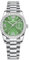 Pagani Design Diamant Uhren für Frauen Quarz Luxus römische Ziffern Armbanduhr Japan (vh65) Edelstahl Saphirglas Datum (grün)