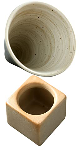 PRETYZOOM 1 Set Ceramic Coffee Mug Milk Cup Ceramic Water Mug Ceramic Tea Mug Decanter Hand Brewer Cappuccino Coffee Mug Coffee Cone Cappuccino Mug China Ceramics White Stoneware