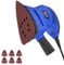 Electric Mouse Sander, 130W 12000RPM Detail Sander with 6Pcs Sandpapers&Dust Collection, Hand Sanders for Wood with 2m Power Cord, Compact Sanding Machine for Wood/Wall/Metal, Home and Work DIY Tools