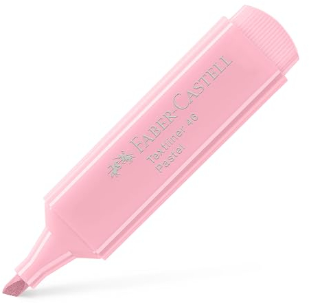 Faber-Castell 154692 - Marqueur Textliner 46 - Rose pâle pastel