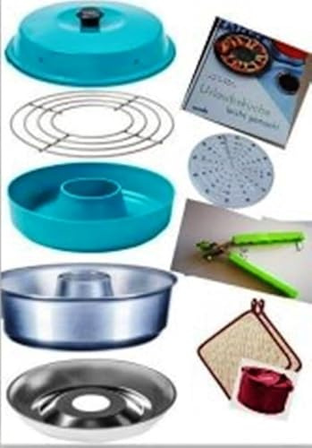 generisch Omnia Camping Backofen in Neuer Trentfarbe türkis mit XXXL Zubehörpaket