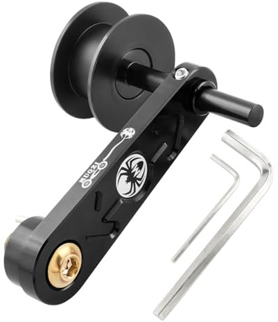 YUTUING Rodillo tensor de cadena de una sola velocidad para bicicleta BMX Fixie de una sola velocidad, negro