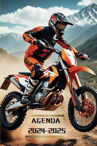 AGENDA 2024 2025: L'indispensable de la rentrée ! Journalier 1 page par jour de Septembre 2024 à Juillet 2025 Thème moto