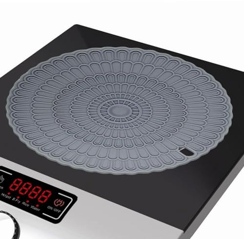 Silikon-Isolierpad, Induktionsmatte mit Silikon | Wärmedämmmatte in Lebensmittelqualität, Schutzmatte für Küchenutensilien für die Größe der meisten Induktionskochfelder