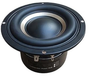 zorfar Subwoofer Altoparlante 100W 4 Pollici Subwoofer Altoparlante 4Ohm 8Ohm 4 Strati Bobina Mobile Altoparlante Bassi for Car Audio Home Theater Fai Da Te(8Ohm Circular)