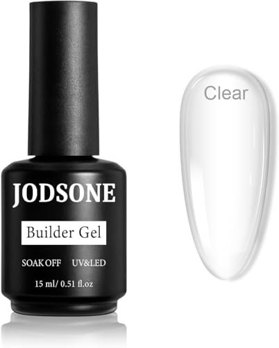 JODSONE 15ML Builder Gel Nail Set Building Nail for Nail Apex and Extension Strengthener Hard Need to Cured By Nail Lamp