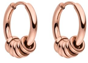 Purelei Anxiety Creolen – wasserfest | Creolen mit beweglichen Kugel-Elementen aus Edelstahl | 14K Vergoldung, Silber & 18K Rosévergoldung | Modernes Everyday-Piece