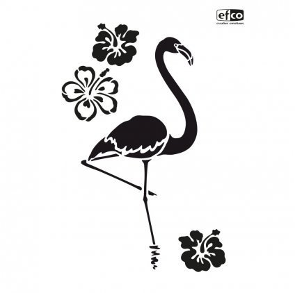 SchabloneFlamingo Motivschablone Universalschablone Malschablone