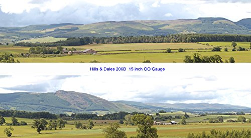 id Backscenes Scenic Backgrounds - 15 inches high - Hills & Dales (206B)