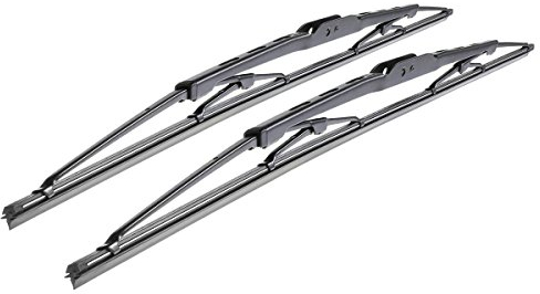 Mossa Escobillas limpiaparabrisas para la luna delantera adecuadas para Ford Fiesta III, IV, V (03.1989-12.2002) - escobillas estándar