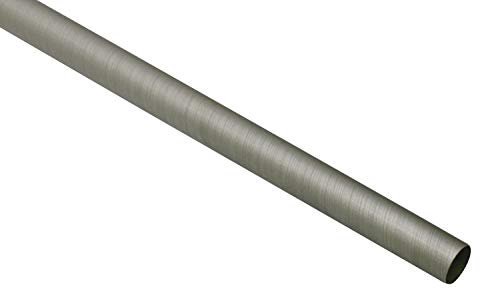 Gardinia Gardinenstange Ø 19 mm silber 160 cm, Metall, 32453
