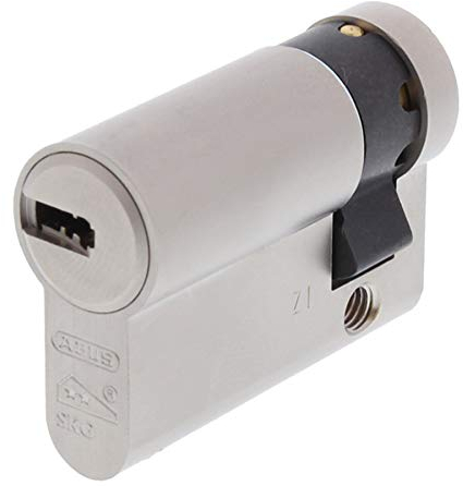 ToniTec Set aus ABUS Profilzylinder als Halbzylinder EC550 Nachfertigung nach Code ohne Schlüssel Größe 10 45mm