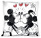 Disney Minnie Mickey Mouse 011 Kissen 40 x 40 cm