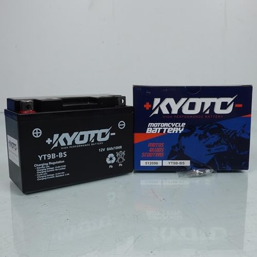 Kyoto - Batteria per moto Yamaha 600 YZF R6 2001-2005 YT9B-BS SLA / 12 V 8 Ah