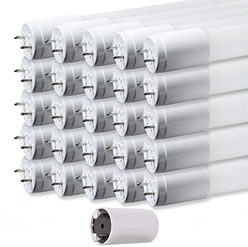 pureled 25er pack LED Leuchtstoffröhre 120cm GLAS T8 G13 18W Neonröhre Röhre Lampe Röhren Tube (Warmweiß)