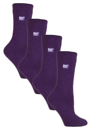 HEAT HOLDERS Ultra Lite - Damen 4er Pack Thermosocken für Winter | Socken mit Innenfleece