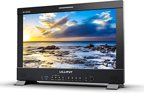 LILLIPUT 43,9 cm (17,3 Zoll) Q18 12G-SDI/HDMI 4K 2.0 Quad View, 3D-LUT, HDR, Gammas, Fernbedienung, Audio-Vektor, Kamera-Hilfsfunktionen, professionelle Produktion, Studio-Monitor