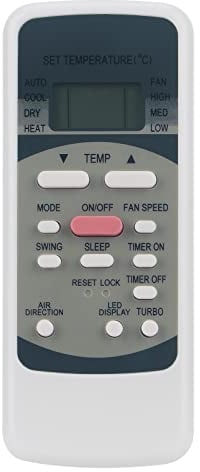 VINABTY New R51M/E Replaced Remote Control R51M/E Air Conditioner Remote Control Replacement fit for MIDEA A/C Air Conditioner for Toshiba A/C Air Conditioner R51M/E R51/E Remote Controller