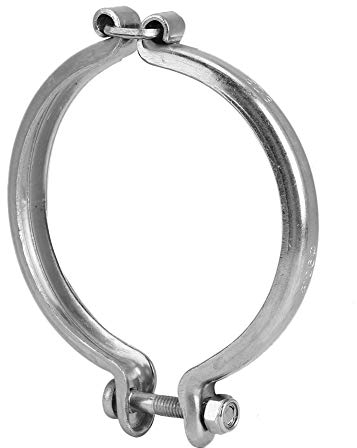 Dioche V-Band-Klemme, Turbo und Zubehör 90,8 Mm 3,57 Zoll Turbolader-Turbo-V-Band-Klemmen-Set Passend für Td05 Td06