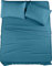 Utopia Bedding Set di lenzuola per letto matrimoniale, 4 pezzi, in microfibra spazzolata, resistente al restringimento e allo sbiadimento, facile da pulire (completo, blu denim)