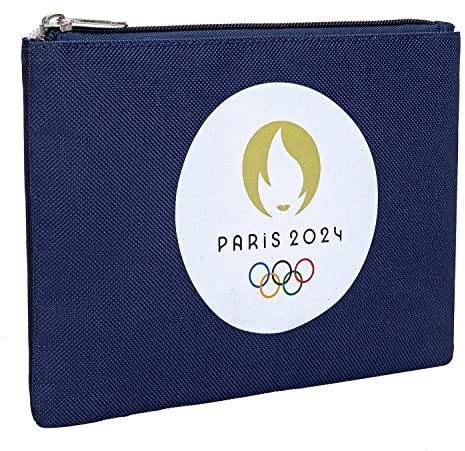 PARIS 2024 Tasche JO Offizielle Kollektion Olympische Spiele, Blau, 21 x 15 cm