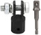 1/2in Auto Scherenwagenheber Adapter, Scherenwagenheber Bohrer Adapter Schlagschrauber 13/16in Lug Wrench, Ratsche oder Standard Drive Sockets für Schlagbohrmaschinen Socket Jack