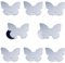Mbsomnus 8 Stück Tischdeckenbeschwerer für Draußen Edelstahl Tischdecken Beschwerer Draußen Outdoor Tischtuchbeschwerer Extra Schwer Magnetische Schmetterling für Kühlschrank Gardinen Duschvorhang