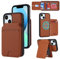 Zouzt for iPhone 13 Mini Detachable 2 in 1 Wallet Case with Card Holder for Magsafe, Magnetic PU Leather Flip Credit Slot Protective Phone Cover Women Men for iPhone 13 Mini 5.4 Inch - Brown