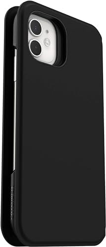 OtterBox Strada Via Ultra Folio Case for iPhone 11 with Card Holder - Non Retail Packaging - Black