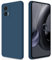 GiiYoon Coque pour Motorola Moto Edge 30 Neo Case en Silicone, Etui de Protection Antichoc Etui Housse Silicone Ultra-Mince avec Couche Intérieure en Fibre et Protection pour Caméra, Bleu