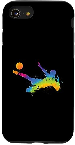 Hülle für iPhone SE (2020) / 7 / 8 Fußball Fußballer Fußballspieler Jungen Kinder Männer Kids